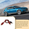 thumbnail image 4 of Ruiboury Car Audio Cable Fast Speed Low Latency Vehicle Speaker Subwoofer Cord Automotive Automobile Modified Accessories 1 Female 2 Male, 4 of 6