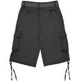 thumbnail image 2 of North 15 Men's Belted Clasic Cargo Pockets Twill Shorts-4550-Char-50, 2 of 2