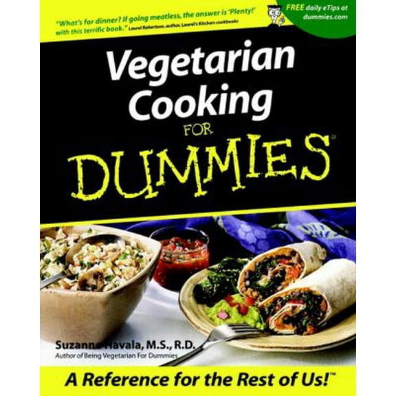 Pre-Owned Vegetarian Cooking for Dummies (Paperback) 076455350X 9780764553509