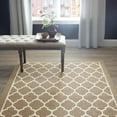 thumbnail image 3 of Hometrends Lawson Taupe Polyester Area Rug, 3 of 8