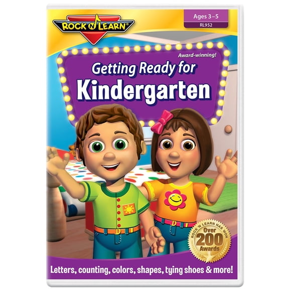 Pre-Owned Getting Ready for Kindergarten DVD by Rock 'N Learn (DVD) NEW