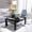 Black#0, variant on Coffee Tables Rectangle Black Glass Coffee Table, Clear Coffee Table,Modern Side Center Tables for Living Room,Living Room Furniture (Old Sku:W24138125),Wooden Coffee Tables