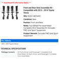 thumbnail image 2 of Front and Rear Strut Assembly Kit - Compatible with 2013 - 2014 Toyota Venza, 2 of 2