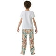 thumbnail image 4 of FORMRS Boys Pajama Pants with Pockets Size 13-14Y Kids Lounge Sleep Bottoms, Watercolor Leaves, 4 of 8