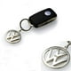 thumbnail image 5 of 2 uds creativo Metal hueco coche Logo matrícula llavero colgante, 5 of 5
