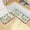 Cartoon Frog with Cloud, variant on Dailycode 2 Pcs Kitchen Rug Set Non Slip Absorbent Soft Floor Mats for Kitchen Bathroom Sun Faces and Moon 19.7"x27.6"+19.7"x47.2"