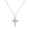 #_011SL, variant on Trendy 14K Gold Plated Crown Cross Pendant Jewelry for Women,Simple Zircon Rose Detailed Necklace,Fit for Daily Use Occasions,Exquisite Christian Gifts for Her on Mother’s Day & Easter
