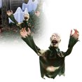 thumbnail image 1 of Halloween Decoration Outdoor Courtyard Logo Shaped Electronic Plug Sound Control Swinging Body Decoration Terrifying Skeleton Garden Prop Post, 1 of 5