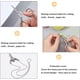 thumbnail image 4 of Tijeras de costura con punta de acero inoxidable y funda, cortador de cadena, tijeras de bordado de precisión de seguridad con funda, herramienta para manualidades y trabajos artísticos., 4 of 9