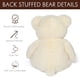 thumbnail image 5 of Oso de peluche LotFancy de 50 cm con huellas, color beige, 5 of 7