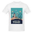 thumbnail image 4 of Bingfone Let'S Go Travel Men'S Loose Fit Short-Sleeve Pocket T-Shirt, 4 of 7