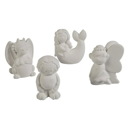 Fun Express DIY Magical Character Figurines - 12 Pieces