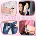 thumbnail image 2 of 4Pcs Lipstick Holder Keychain, Colorful Lip Balm Keychains for Pocket Bag Accessories Light Color, 2 of 4