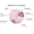 thumbnail image 5 of 80 piezas/juego de cinta adhesiva de maquillaje facial en forma de V, impermeable, invisible, transpirable, para levantar la cara, tensar el mentón, 5 of 5