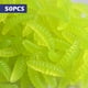 thumbnail image 2 of Sonducket 100 UNIDS Señuelo de Pesca Gusano Realista Gusano Grub Cebo Cebo Artificial de Silicona Cebos de Lombriz Olor Camarón Aditivo Bass Carp Pescar verde Sonducket OD000536-03, 2 of 6