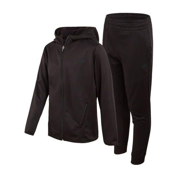 Sudadera New Balance Performance Fleece para niños de 8 a 12 años, color negro