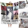 thumbnail image 1 of Manta de franela de la cantante Taylor Swift, cálida y suave, para sofá cama, colcha, regalos para fanáticos, 1 of 5