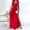 *Red, variant on Women's V Neck Sleeveless Lace Patchwork Chiffon Bridesmaid Dress,Casual Summer Maxi Dress with Side Slit Beige,Women's Plus L