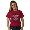 thumbnail image 4 of Arkansas Map Emblem State Pride Plus Size Crewneck Graphic Tee Shirt Brisco Brands 4X, 4 of 5