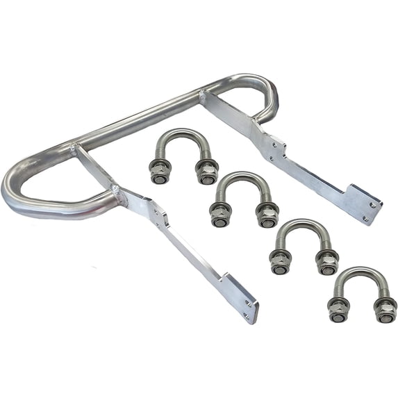 Aluminum Rear Wide Grab Bar Bracket Bumper Guard Fits 1999 2000 2001 2002 2003 2004 2005 2006 2007 2008 2009 2010 2011 2012 2013 2014 2015 2016 Honda TRX400EX trx 400 ex TRX400X
