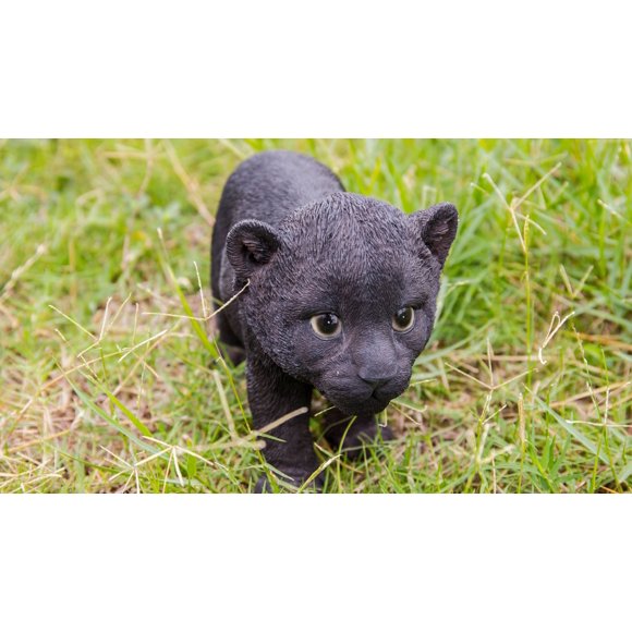 Hi- Line Gift 87696-B Black Panther Cub Statue