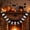 White, variant on Yaayu Halloween Foil Fringe Curtain, 78.7in Metallic Streamers, 2-Pack, Peel-and-Stick, Spooky Party Halloween Decoration Indoor, Orange
