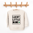 thumbnail image 2 of Bump and Beyond Designs Lucky Little Dude Boy St. Patrick's Day Sweatshirt (Natural 3T), 2 of 4