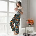 thumbnail image 6 of Bingfone Pajamas for Women,Autumn with Pumpkins Pajama Pants with Pockets-Large, 6 of 7