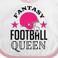 thumbnail image 4 of Inktastic Fantasy Football Queen Sports Gift Girls Baby Bib, 4 of 4