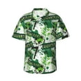 thumbnail image 2 of Xecao Football 7 print Hawaiian shirt - a stylish short-sleeve button-down for men, perfect for casual beach and tropical outings., 2 of 9