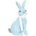 thumbnail image 1 of KAKOWELY Figura de conejo de Pascua tejida de resina, adorno de conejo para jardín, 1 of 5