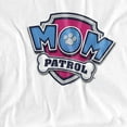 thumbnail image 2 of PAW Patrol Mother's Day Mom Patrol Badge Women's T Shirt, White, Small, 2 of 5