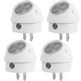 thumbnail image 1 of Luz nocturna DEWENWILS Plug in Dusk to Dawn que gira 360°, paquete de 4, 1 of 7