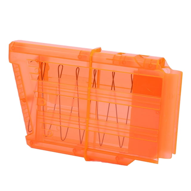 Bullet Clips Clip de la Revista para , Recarga rápida Mega Magazine Clip Porta Pistola de Juguete Almacenamiento de Balas Suaves para N-Strike Elite Blaster Toy Gun (Naranja) EOTVIA NO