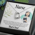 thumbnail image 2 of Simple Thank You Healthcare Medical Worker Nurse Appreciation Nurse Forever Necklace w Message Card, 2 of 20