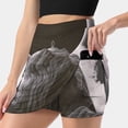 thumbnail image 3 of Now More Than Ever Bw Women's skirt Sport Skort Skirt With Pocket Fashion Korean Style Skirt 4Xl Skirts Abstract Colorful Sand, 3 of 7