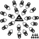 thumbnail image 1 of Paquete de 50 ganchos para marcos de fotos con anillos en D, tornillos con ganchos para marcos de fotos con anillos en D para colgar cuadros, relojes, cuadros, espejos, 1 of 5