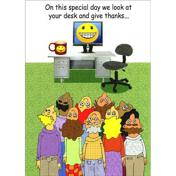 Recycled Paper Greetings We Look At Your Desk Administrative Professional's Day Card