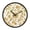 Gold Leaf Motifs, variant on Indoor 12' Voice-Activated Luminous Decoration Wall Clock With LED Night Light Grunge-style