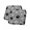 Black Light Gray Dark Gray, variant on Pet Paw Printed Couch Cushion Covers Stretch, Washable Sofa Seat Covers Individual Seat Cushion Sofa Slipcovers Modern Black Grey Watercolor Dog Claws Couch Cover Furniture Protector S-1PCS