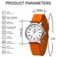 thumbnail image 5 of Blekon Original Petite Nurse Watch for Adult Females Small Easy Read Dial, 3 ATM Water Resistant, 5 of 8