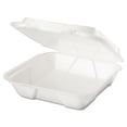 thumbnail image 3 of Genpak Snap It 1-Compartment White Foam Containers, 100 count, (Pack of 2), 3 of 4