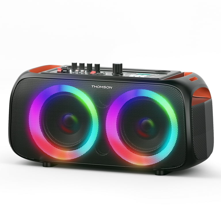 THOMSON l628 Bluetooth Karaoke Machine with Wireless Mics, Hifi