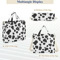 thumbnail image 6 of FORMRS Womens Corduroy Tote Bag Crossbody Shoulder Handbag with Pocket, Cow Spots, 6 of 7