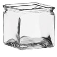 thumbnail image 1 of Vase Carré Transparent, 1 of 1