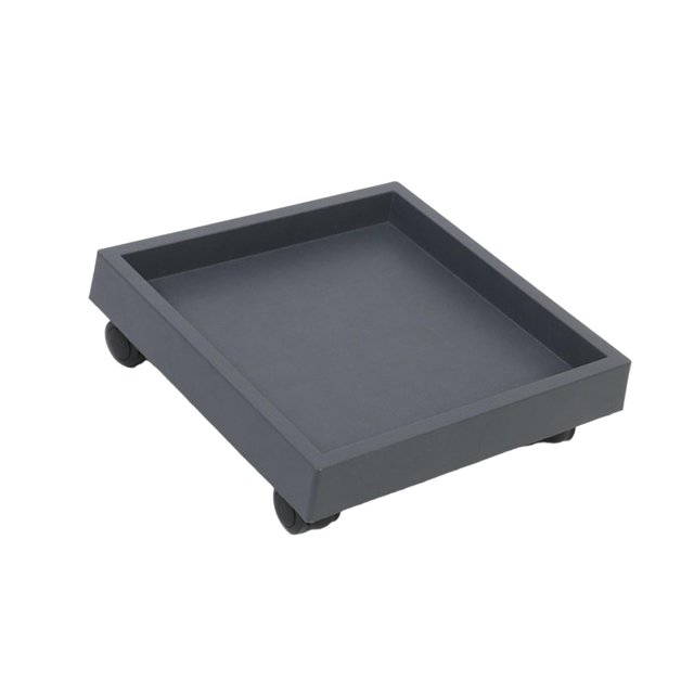 Soporte para plantas con ruedas Colamx Gris