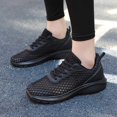 thumbnail image 2 of Women's Breathable Mesh Sneakers Fashion Lace Up Comfortable Lightweight Walking Shoes For Ladies Casual Athletic Footwear, 2 of 9