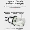 thumbnail image 4 of Water Float Valve Automatic Water Level Control Float Valve Level Controller, 4 of 9