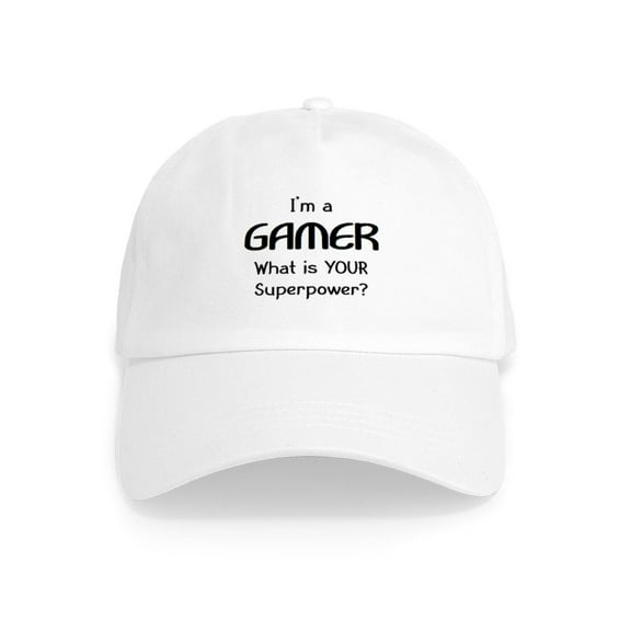CafePress - Gamer Cap - Adjustable 100% Brushed Unisex Casual Cotton Baseball Cap, Beige, 1
