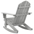 thumbnail image 3 of vidaXL Garden Rocking Chair Wood Grey, 3 of 4